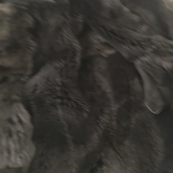 1XL Chocolate Brown Sherling Fur and Suede   Coat - Picture 3 of 8